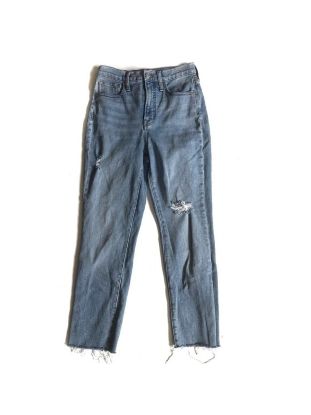 Madewell The Prefect Vintage Jean Distressed Medium Wash -  25T
